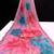 multicolor printed pure cotton multicolor saree with blouse