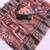 orange printed pure cotton orange saree with blouse