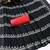 black printed pure cotton black saree with blouse