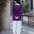 Women's bandhej printed straight top with pant set for women