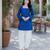 Women's bandhej printed straight top with pant set for women