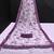 Purple printed pure cotton multicolor saree with blouse
