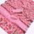 pink printed pure cotton pink saree with blouse