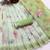 light_green printed pure cotton light green saree with blouse