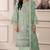 Pista chiffon semi stitched suit with embridery & sequin work