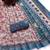 multicolor printed pure cotton multicolor saree with blouse
