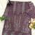 D purple silk semi stitched suit with embridery & sequin work