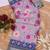 grey printed pure cotton grey saree with blouse