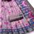 grey printed pure cotton grey saree with blouse