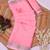 pink printed pure cotton pink saree with blouse