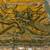 Olive Green Color Beads and Handwork Satin Saree