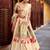 Glamorous Cream Zari Weaving Silk Marriage Wear Lehenga Choli