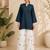 blue rayon suit with salwar set