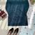 blue rayon suit with salwar set