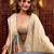 Royal Cream Zari Work Silk Navratri Wear Lehenga Choli With Dupatta