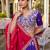 Elite Purple Embroidered Silk Wedding Wear Lehenga Choli With Dupatta