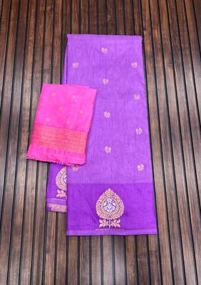 lavender concept satin effect border dola silk saree 1