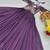 Purple faux georgette embroidered gown set