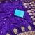 purple concept satin effect border dola silk saree