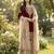 Maroon silk blend embroidered sharara set