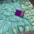 sea green concept satin effect border dola silk saree