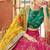 Peach chanderi silk kurti