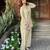 Cream satin embroidered farshi salwar set