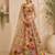 cream georgette sequin embroidered lehenga choli