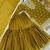 Mustard silk blend embroidered sharara set