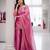 Pink silk blend embroidered sharara set