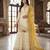 White silk blend embroidered sharara set