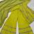 Green silk blend sequins palazzo set