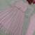 Pink faux georgette plain anarkali set