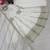 White silk blend embroidered anarkali set