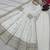 White silk blend embroidered anarkali set
