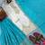White silk blend embroidered palazzo set