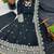 Black georgette embroidered anarkali set