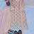 Baby pink net embroidered palazzo set