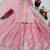 Baby pink silk blend embroidered sharara set