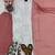 White faux georgette embroidered palazzo set