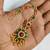 Gold plated maang tikka for women, antique finish south indian temple jewellery 