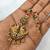 Gold plated maang tikka for women, antique finish south indian temple jewellery
