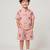 Dusty rose printed cotton co ord set