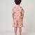 Dusty rose printed cotton co ord set