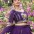 Wine Vichitra silk lehenga choli set featuring intricate elephant motif embroidery and sequin work