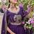 Wine Vichitra silk lehenga choli set featuring intricate elephant motif embroidery and sequin work