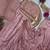 Light Pink Color Embroidery Multi Thread And Sequence Work Satin Saree