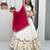 White Vichitra silk lehenga choli set featuring intricate sequins and thread embroidery