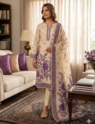 White Embroidery Work Roman silk Navratri Lehenga Choli With Full Stitch Blouse And Dupatta-free size 1