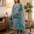 Muga cotton jamdani salwar suit dress material with pichwai weaving on top and dupatta with bottom